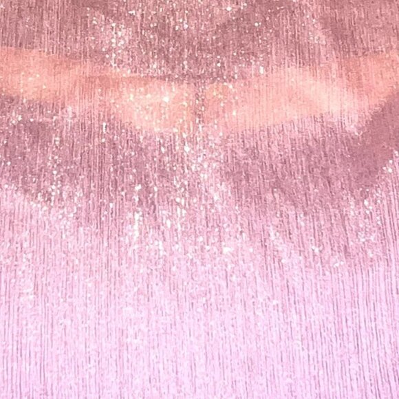 Maison d'Amelie Womens XS Sleeveless Top Metallic Pink Purple Ruffle Girly - Picture 3 of 6